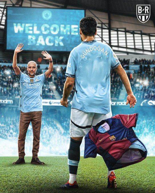 BBIN平台-逃离巴萨回归曼城，京多安将来要进瓜帅教练组？