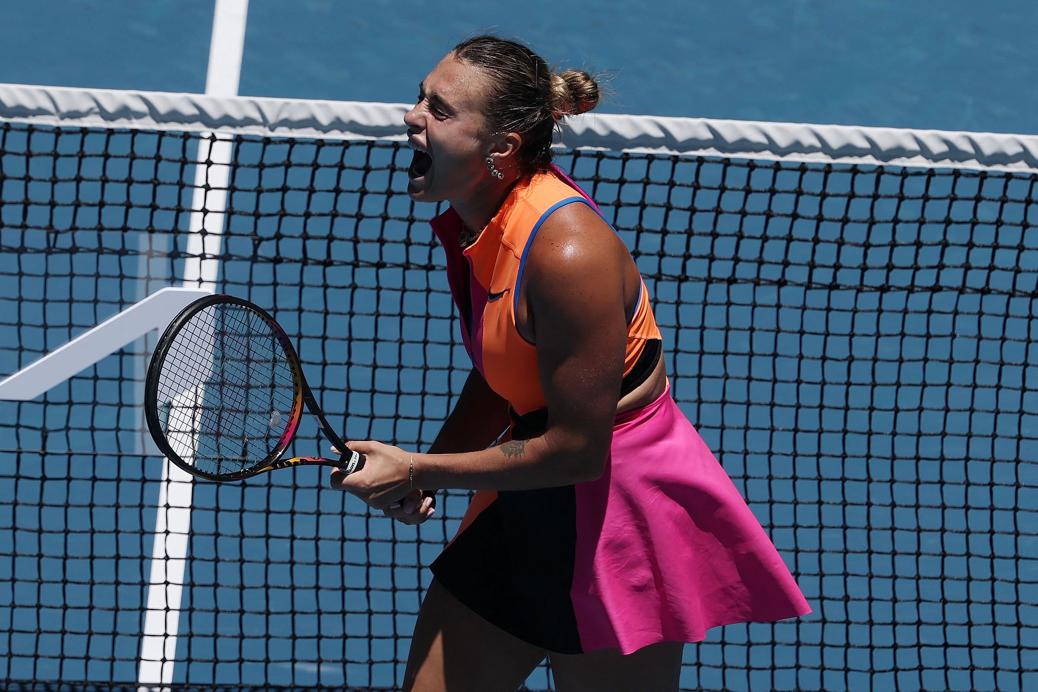 BBIN平台-萨巴伦卡双抢七胜波塔波娃 晋级澳网女单16强